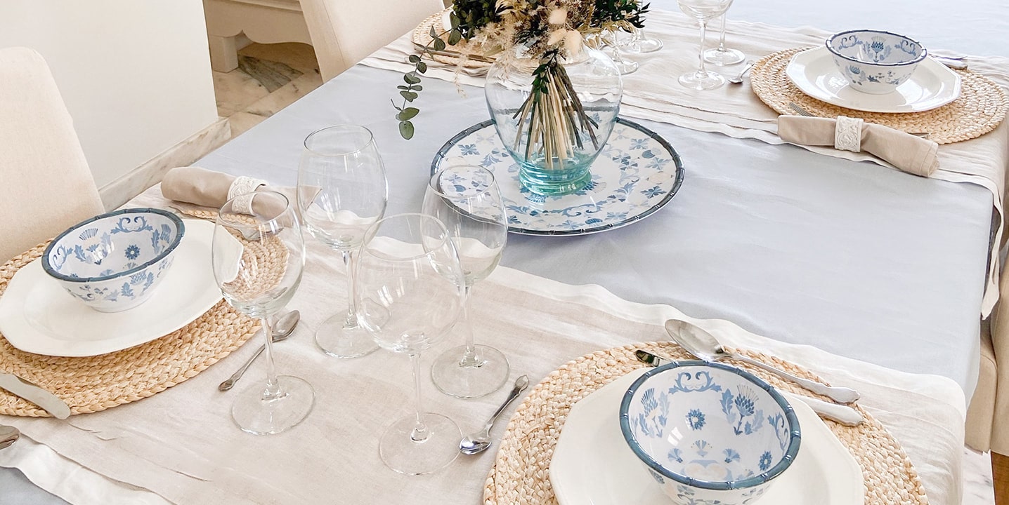 Lisbon collection in melamine-Les Jardins de la Comtesse en
