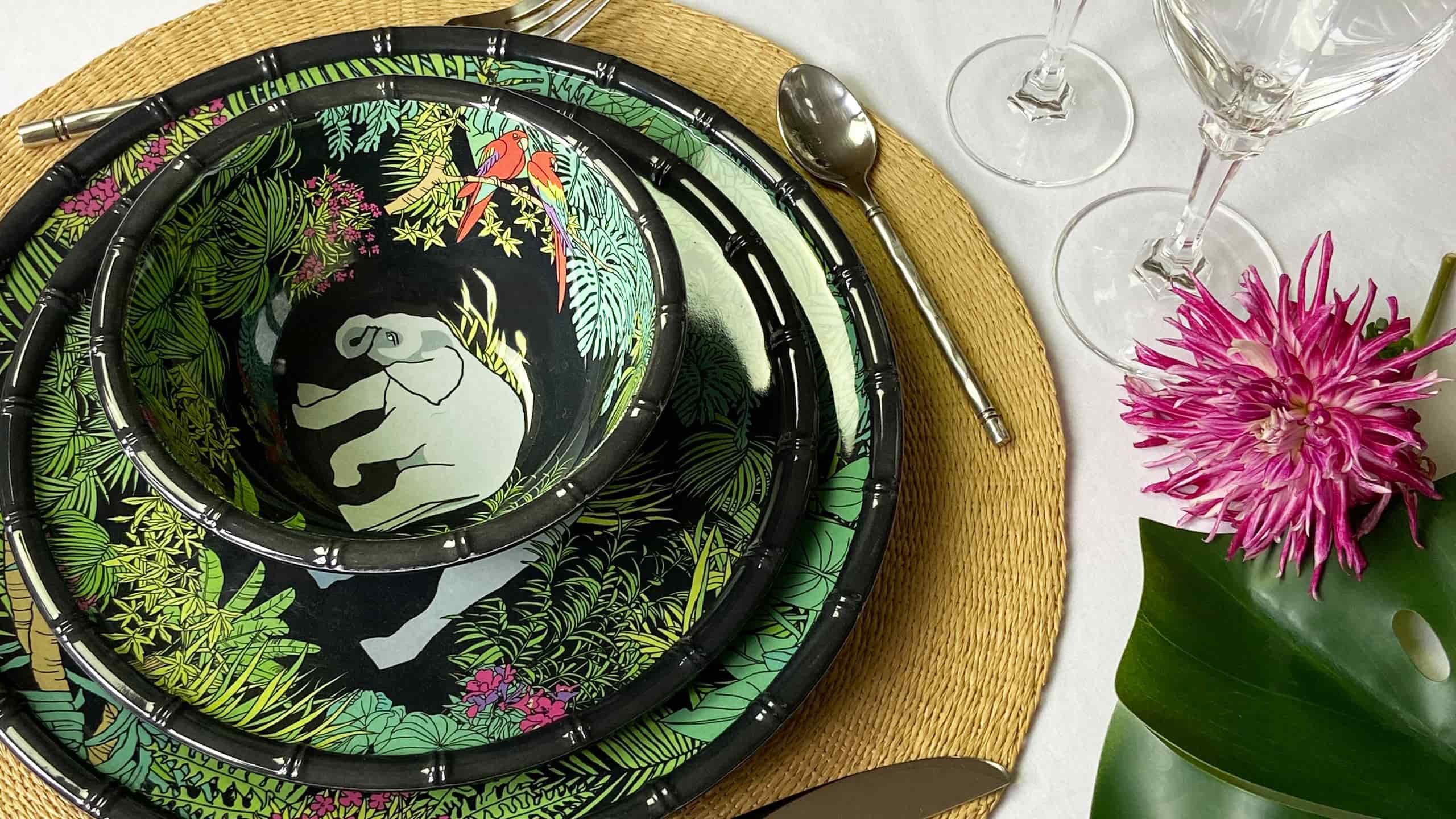 Bowls in melamine-Les Jardins de la Comtesse en