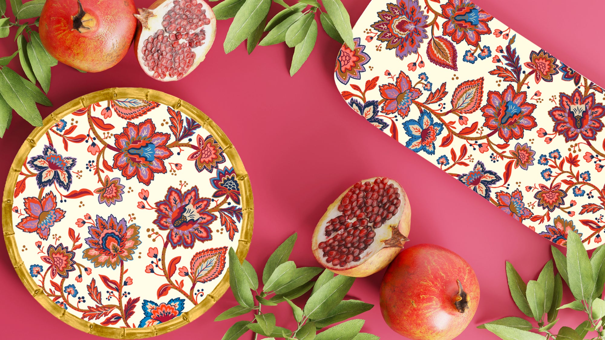 Jaipur collection in melamine-Les Jardins de la Comtesse en