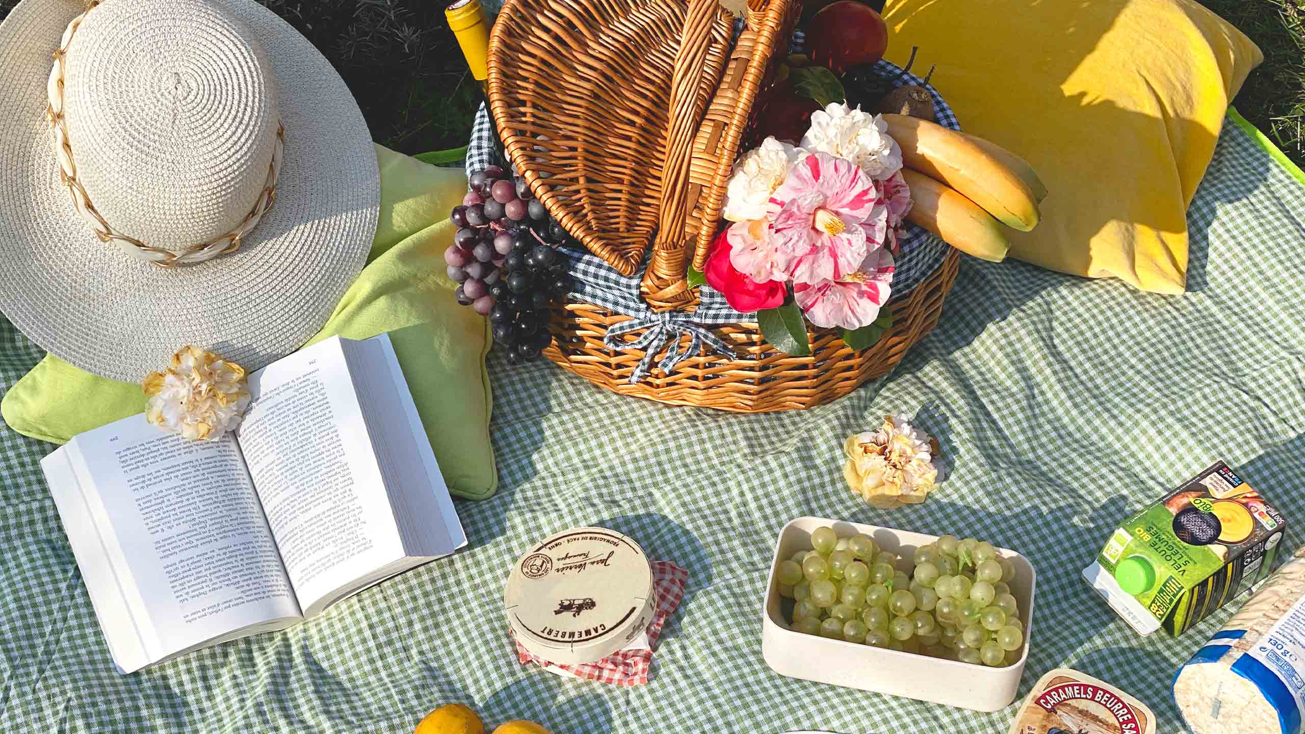 Picnic blankets 280 x 140 cm-Les Jardins de la Comtesse en