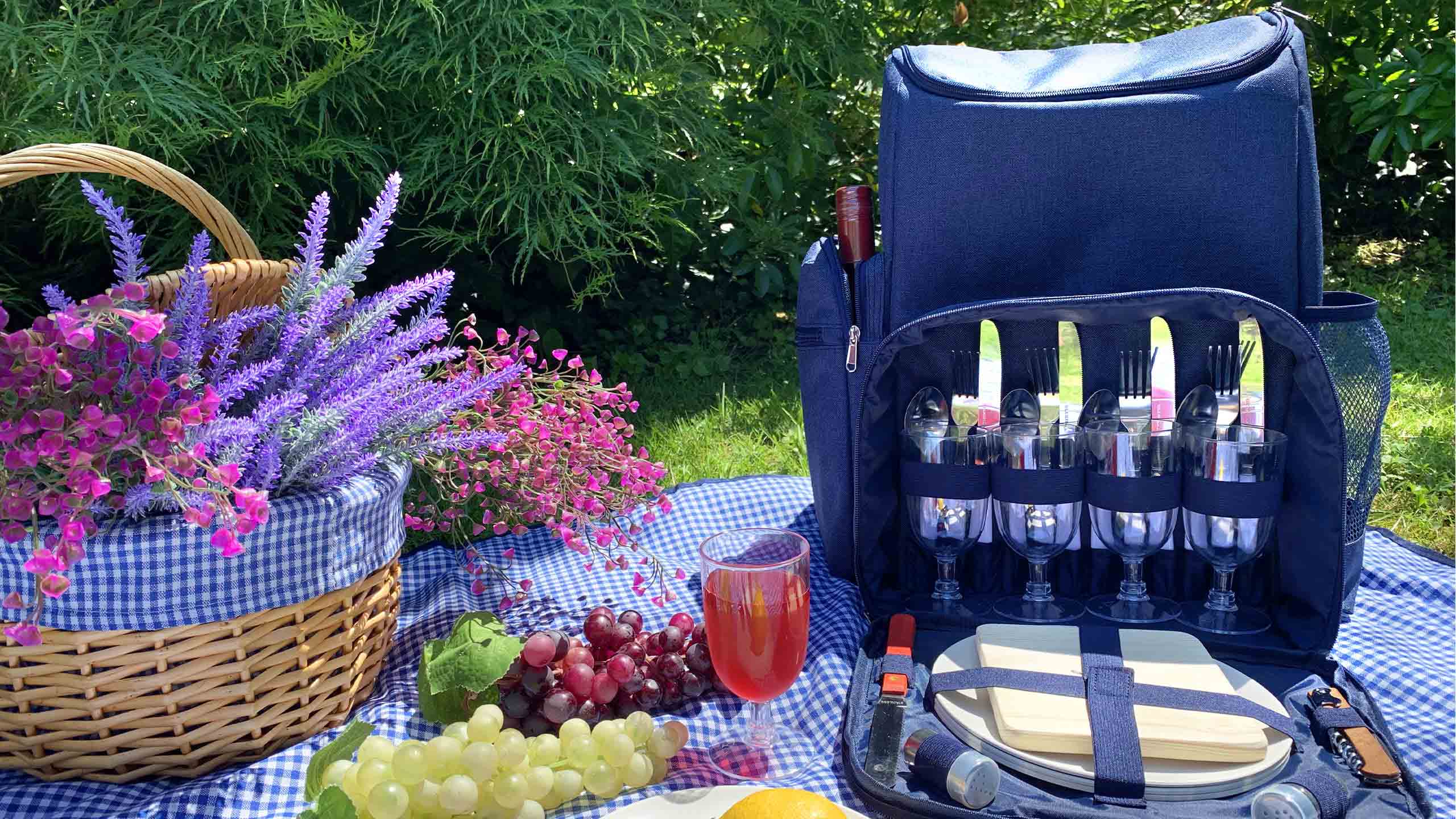 Picnic backpack-Les Jardins de la Comtesse en