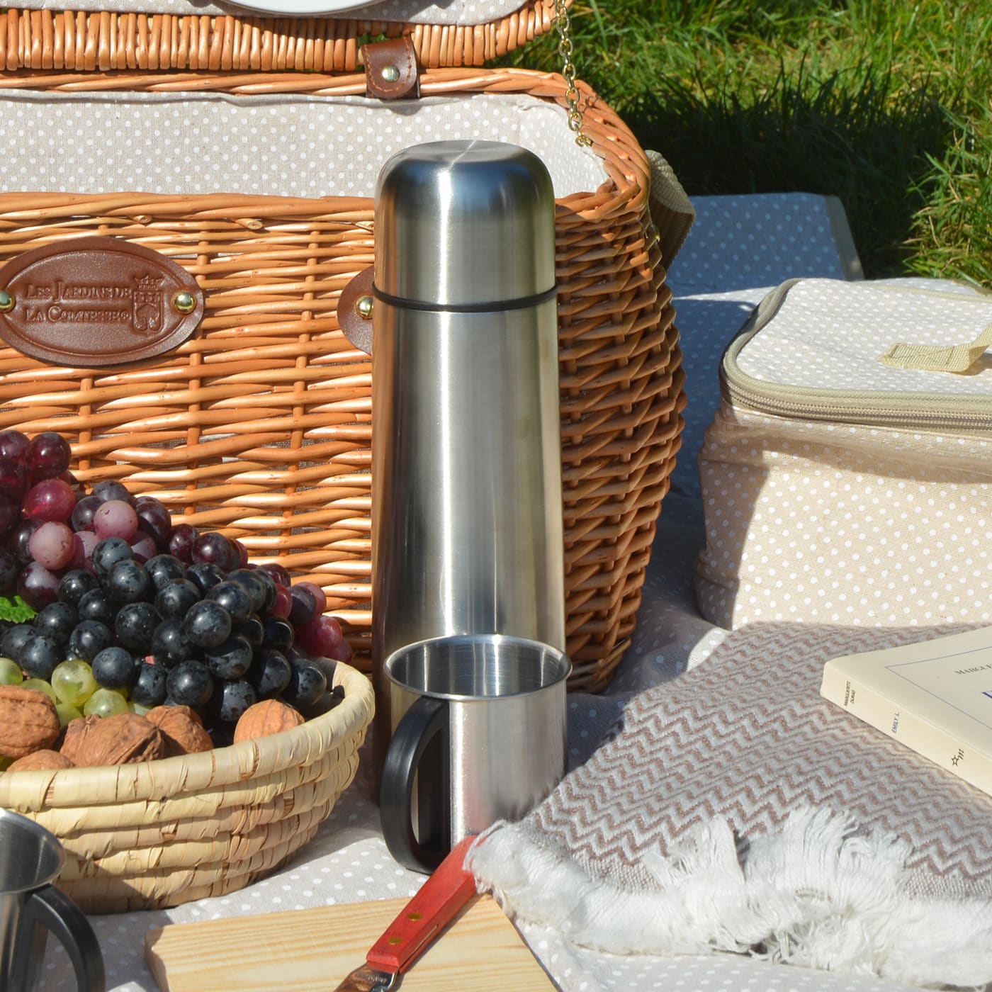 Metal thermos 75cl