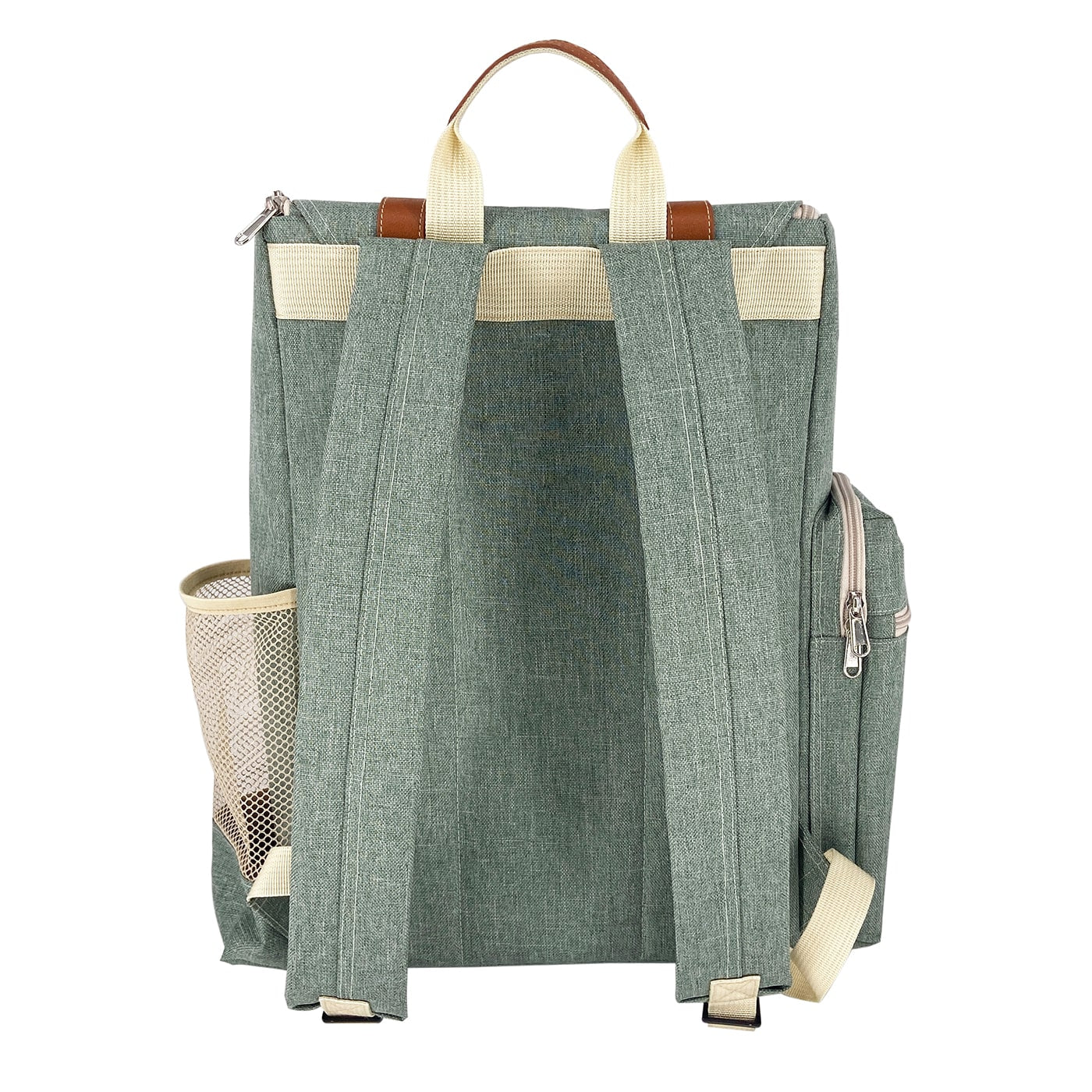 Picnic backpack "Escapade" Green - 4 persons
