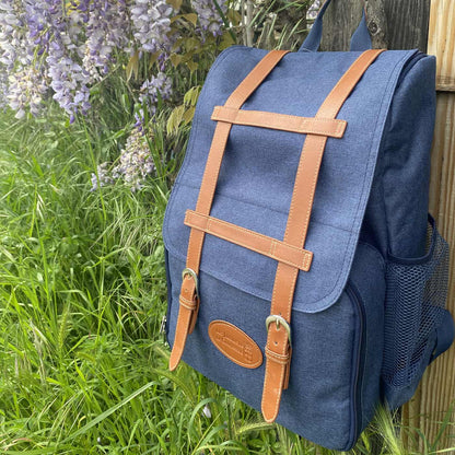 Picnic backpack "Escapade" Blue - 4 persons