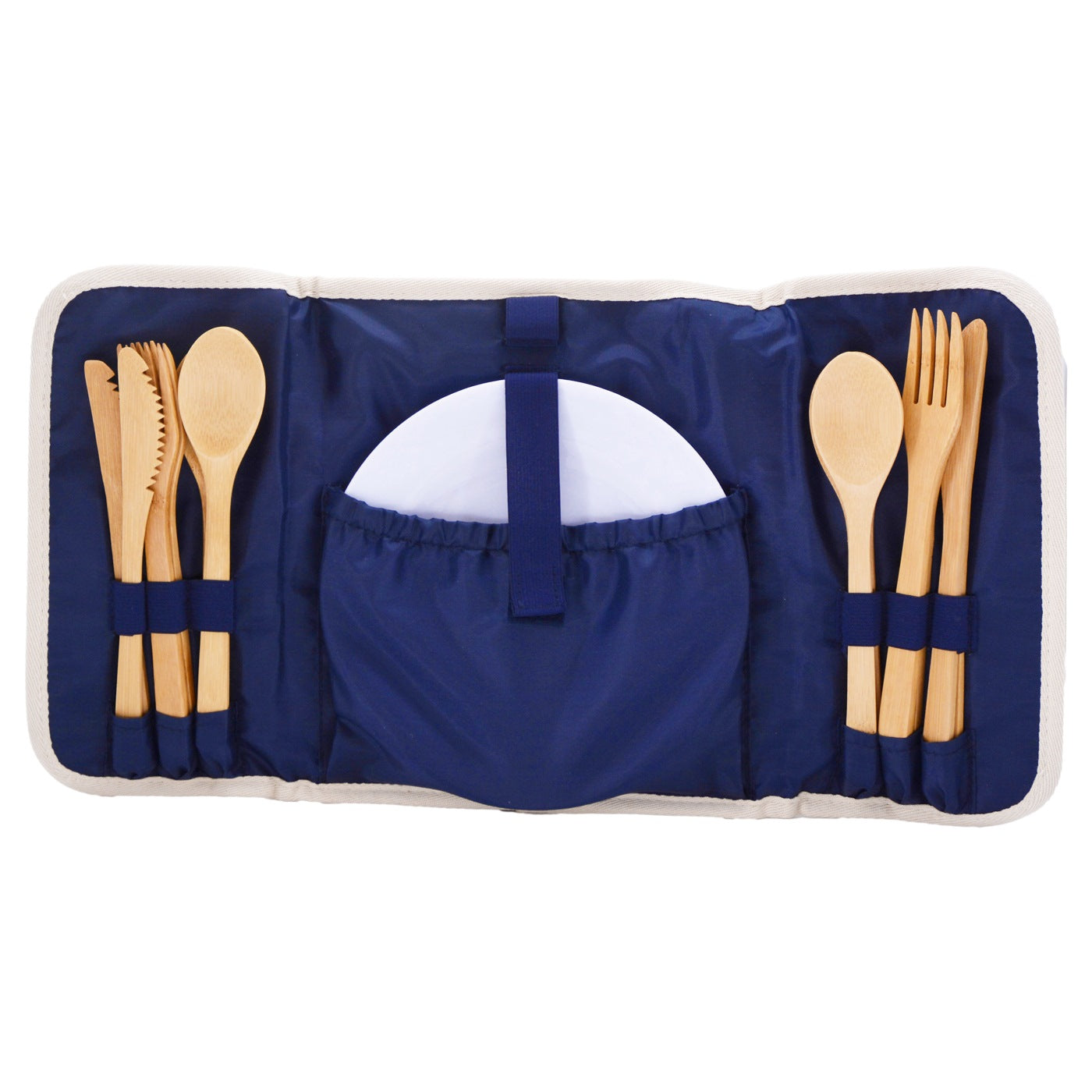 Beach Picnic Bag Riviera Linen - 4 persons