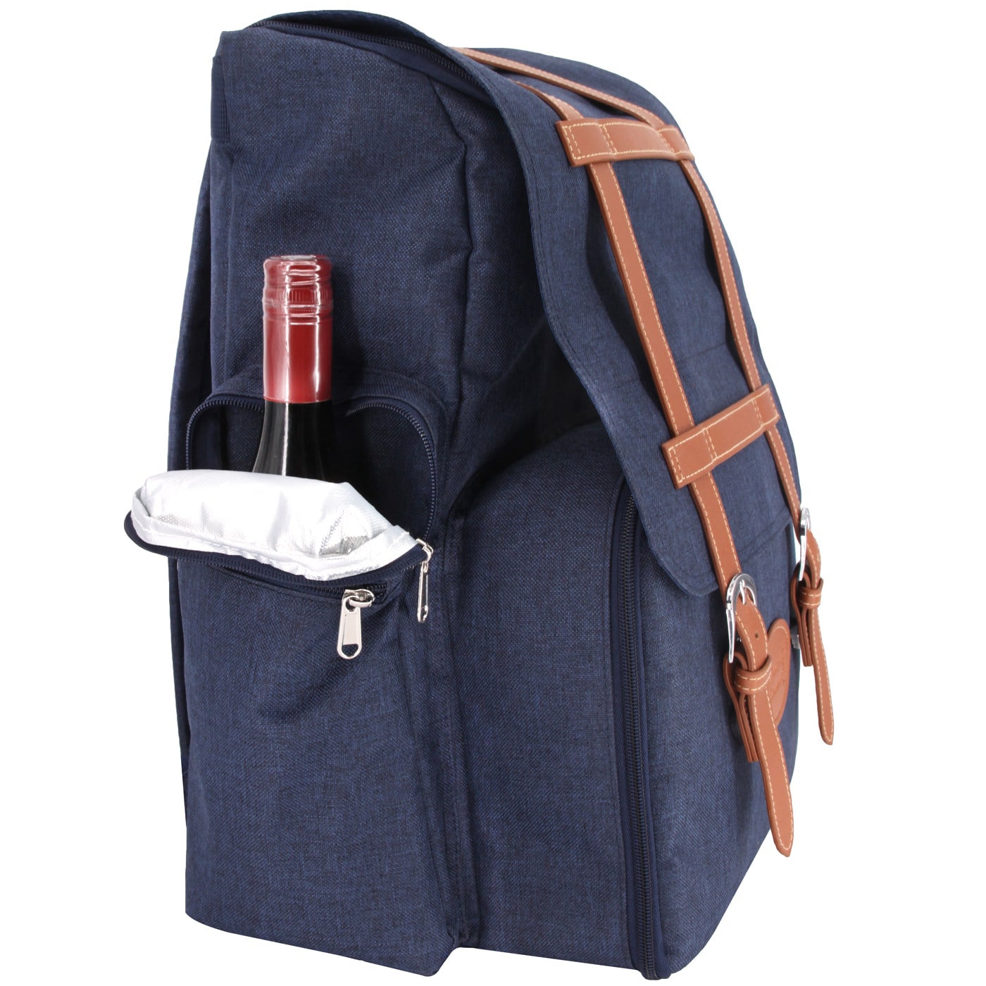 Picnic backpack "Escapade" Blue - 4 persons