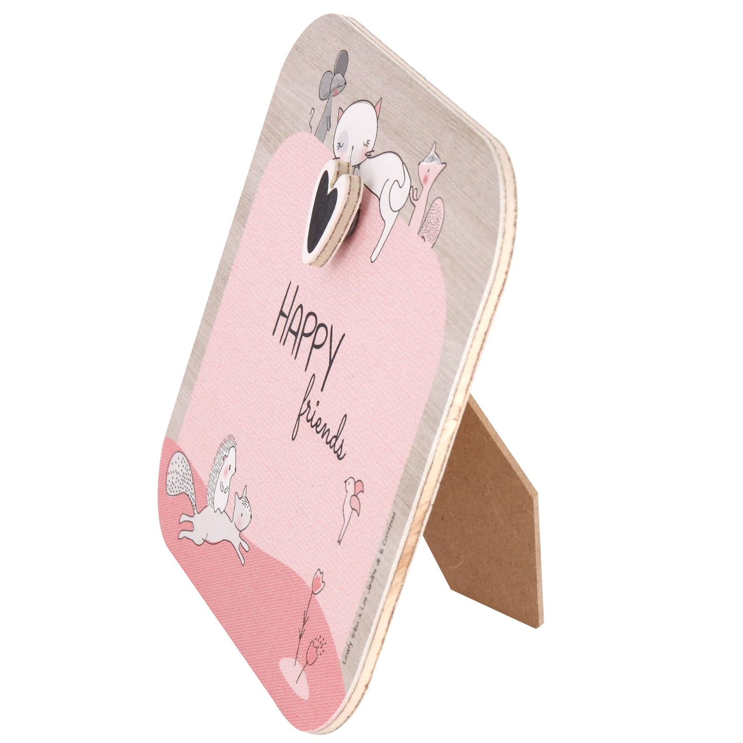Wooden photo collage with magnet Lily the Cat