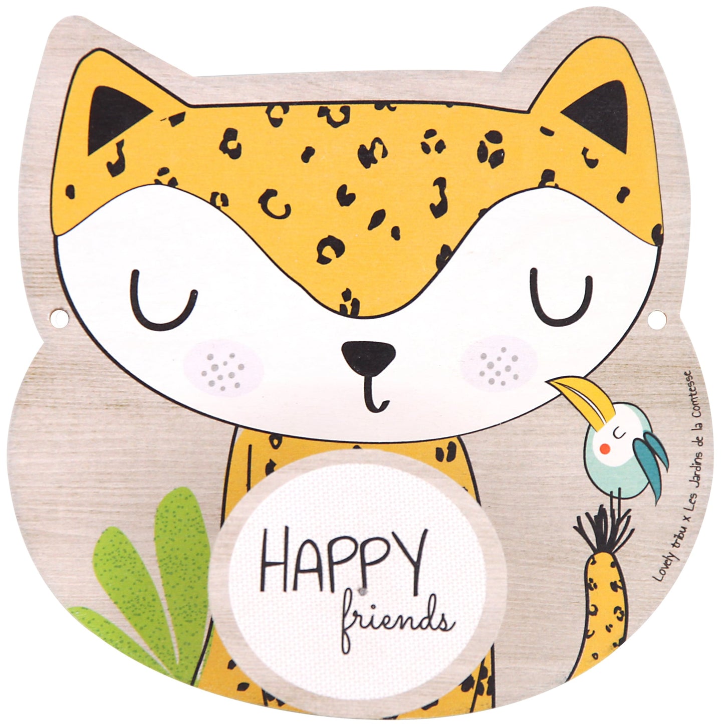 Wooden coat hook "Gigi the giraffe