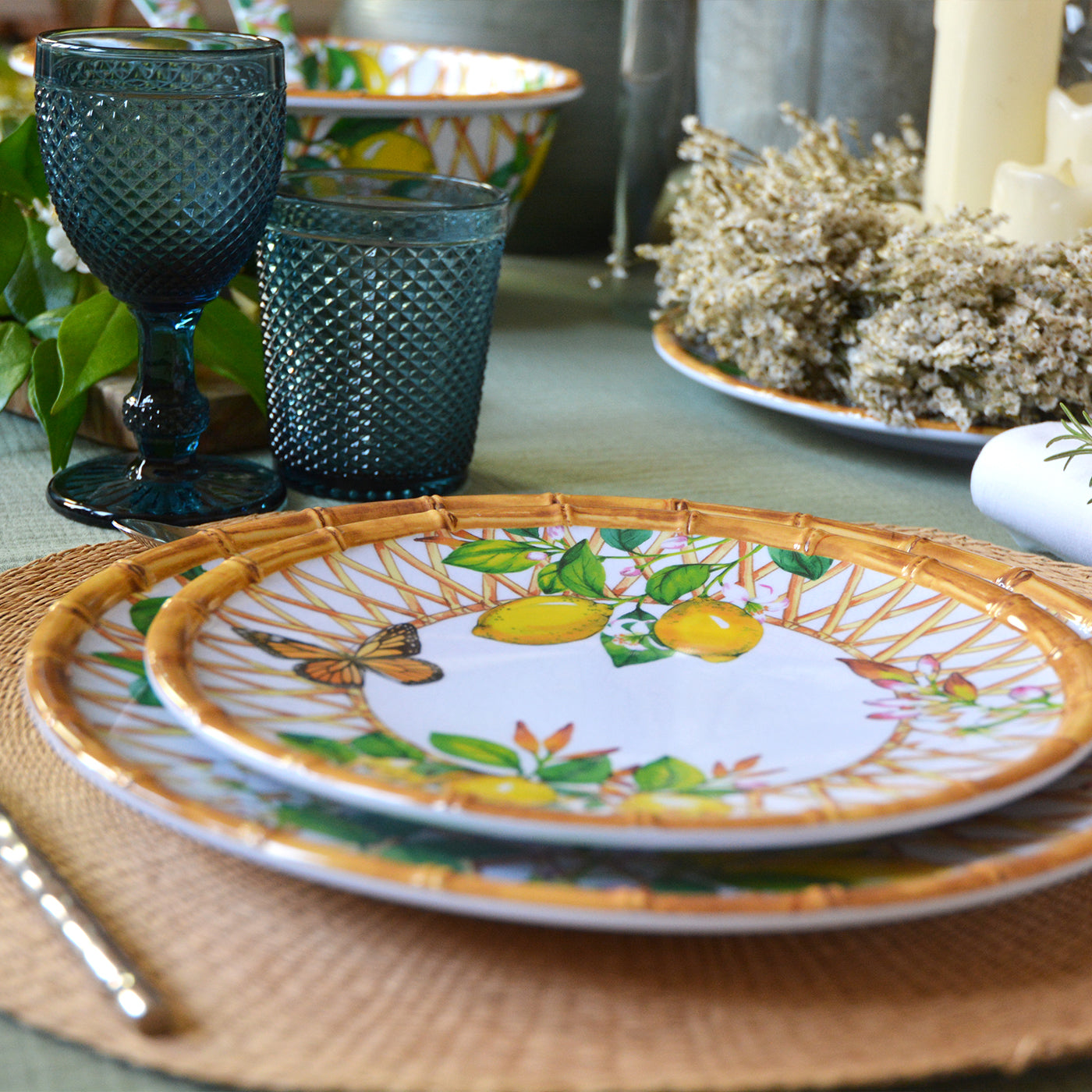 Small melamine dessert plate - Ø 23 cm - Capri