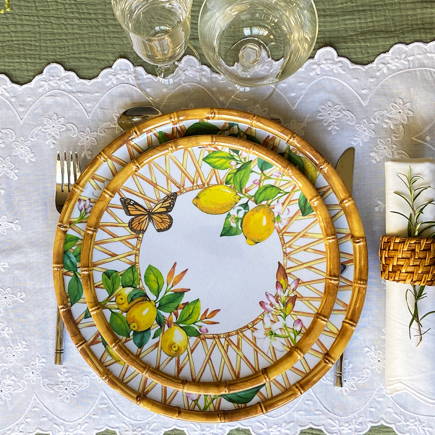Small melamine dessert plate - Ø 23 cm - Capri