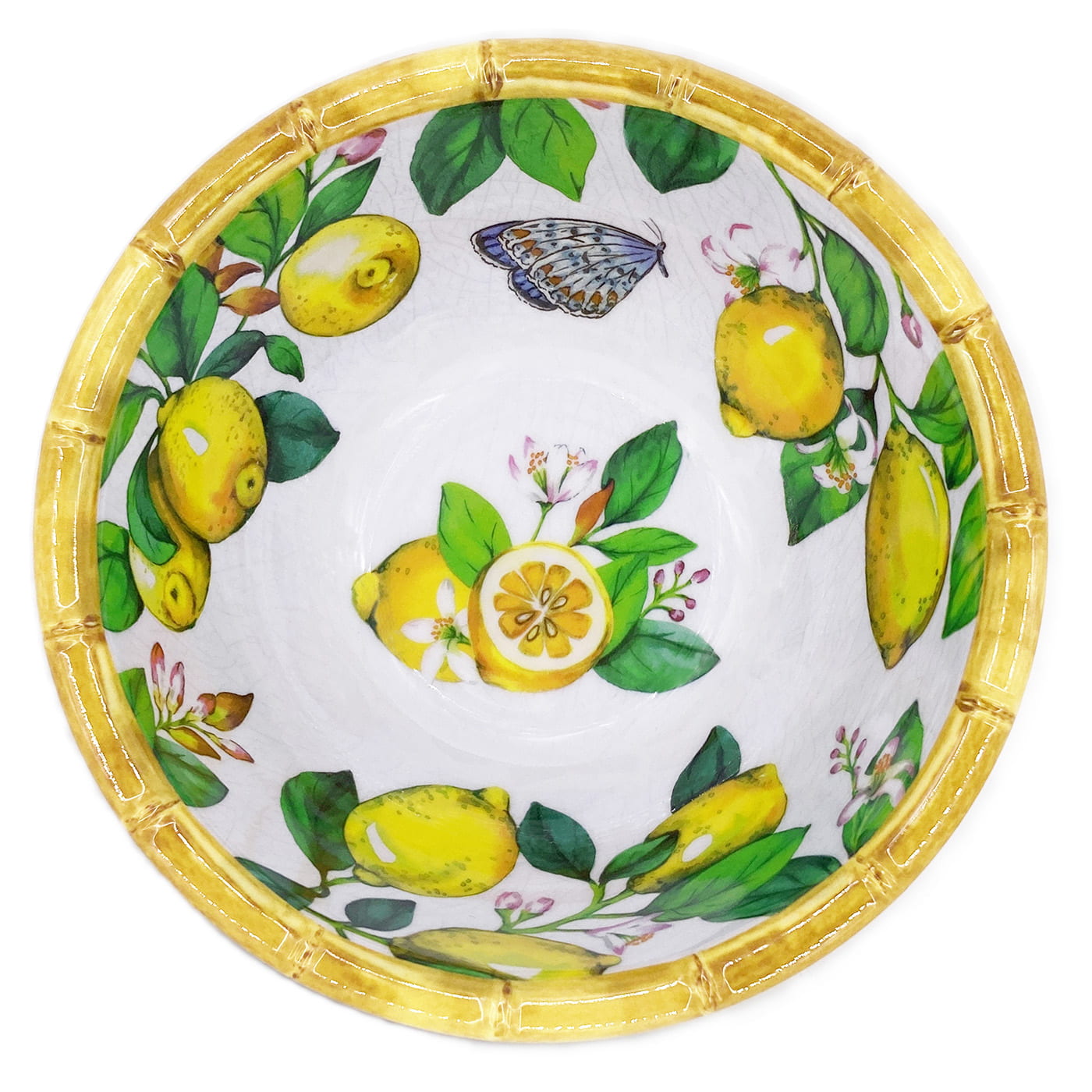 Small bowl in melamine with lemons- Ø 15 cm
