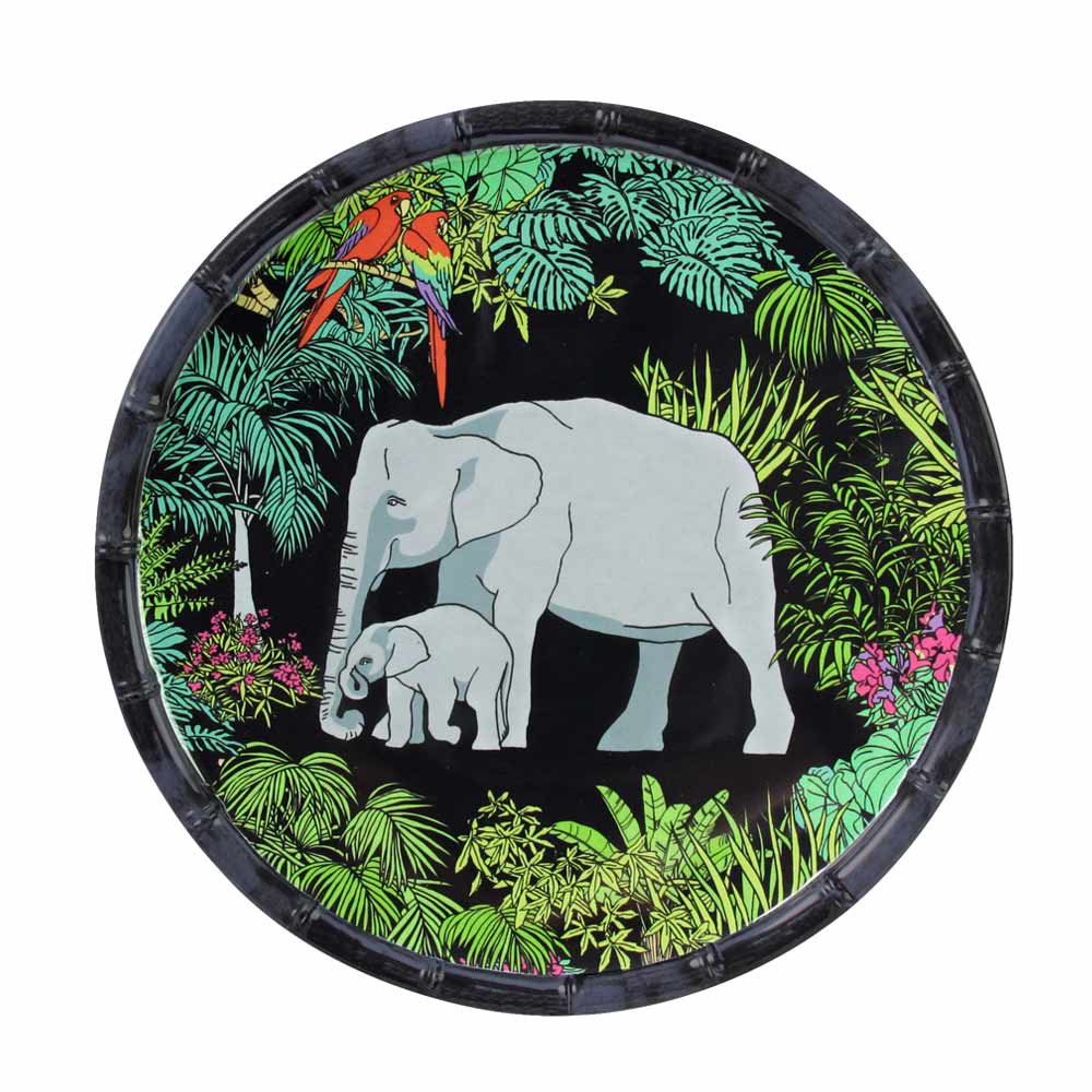 Small Dessert Plate - 100% melamine - 23 cm - Jungle