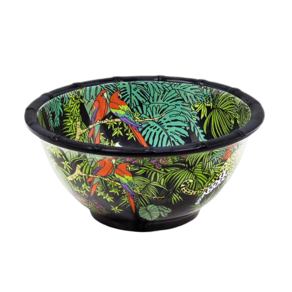 Small bowl in black melamine - Ø 15 cm