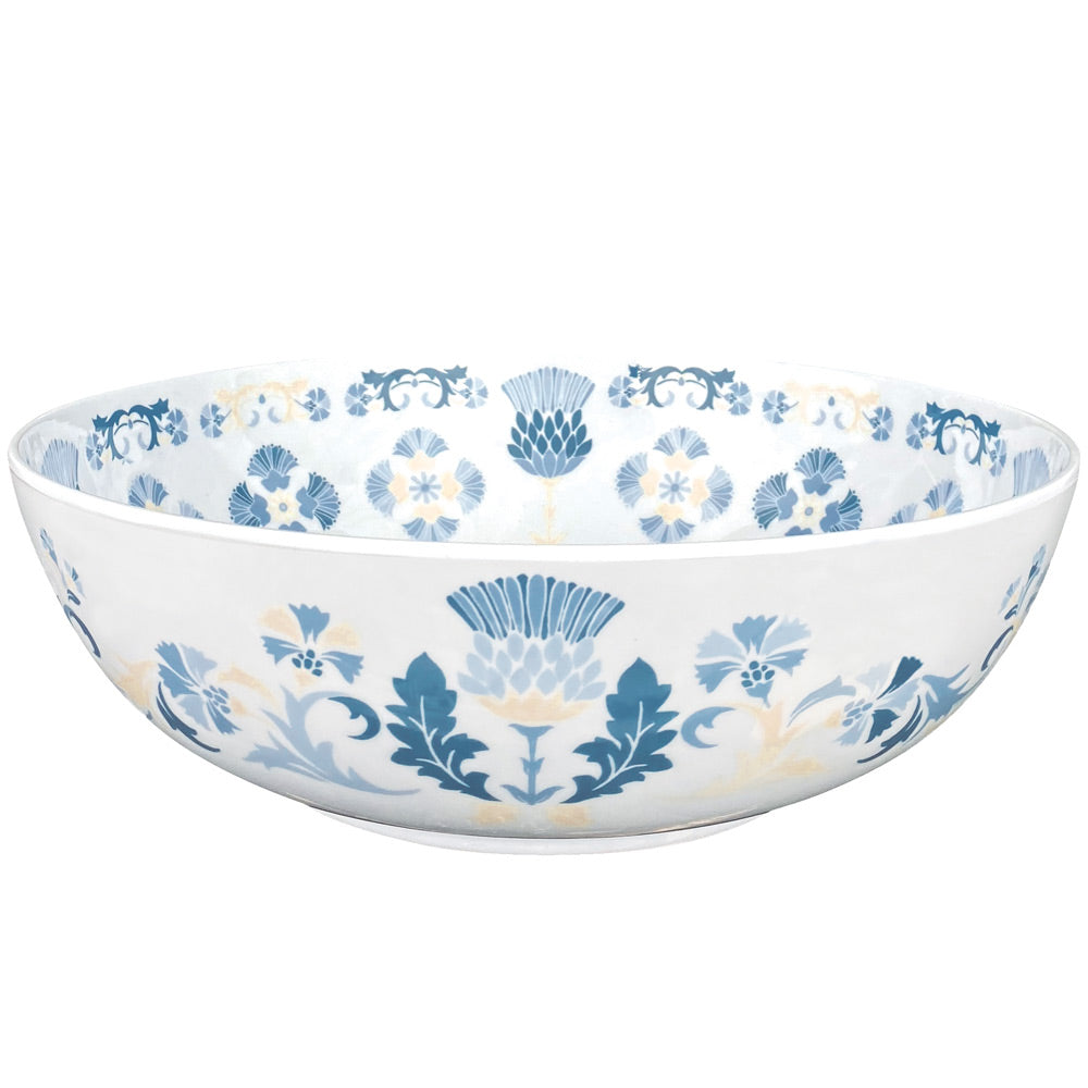 Large salad bowl in melamine with lisbon design - Ø 31 cm