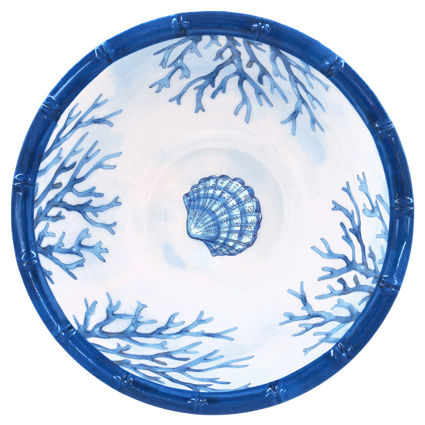 Small coral melamine bowl - Ø 15 cm
