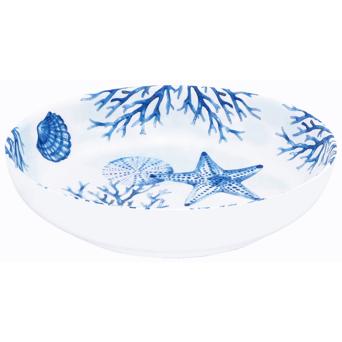 Coral melamine soup plate - Ø 20 cm