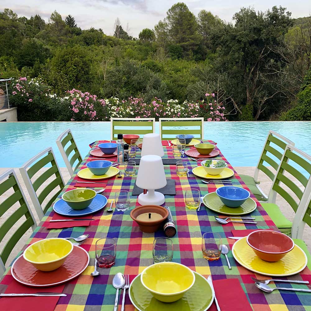 Waterproof picnic blanket multicolor XL