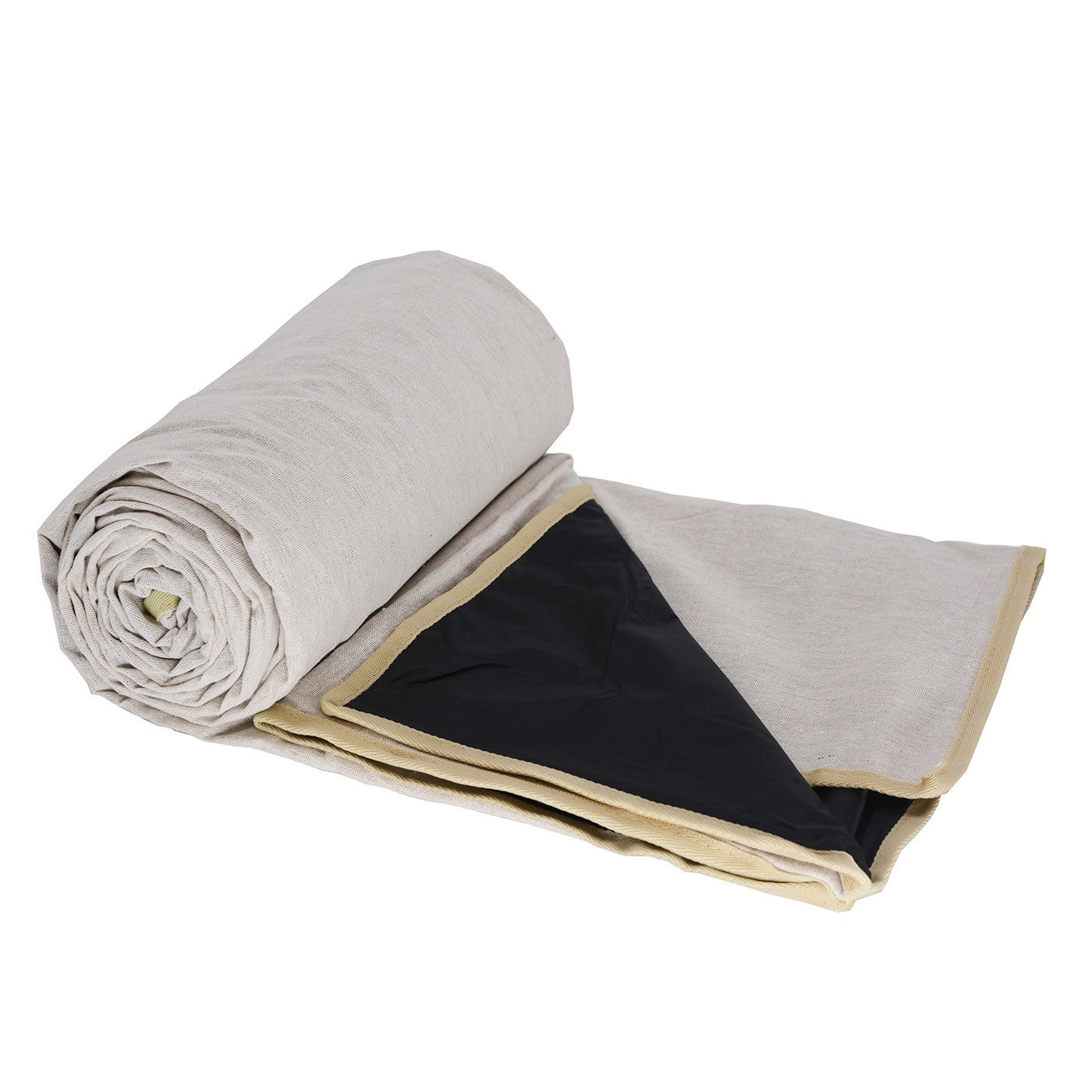 Waterproof picnic blanket beige XL