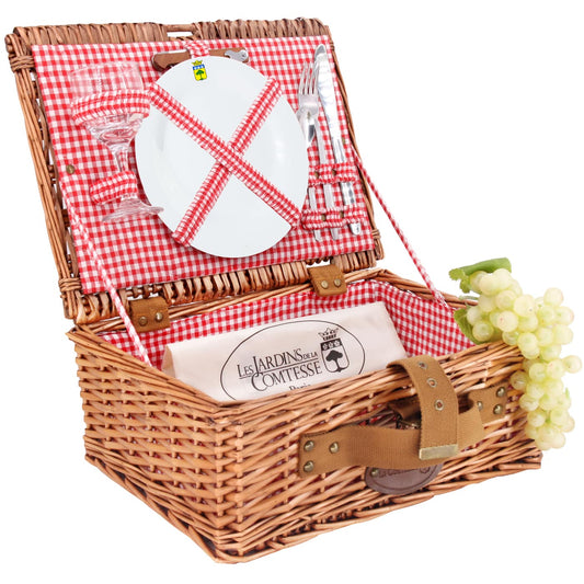 Picnic basket Solo red gingham - 1 person