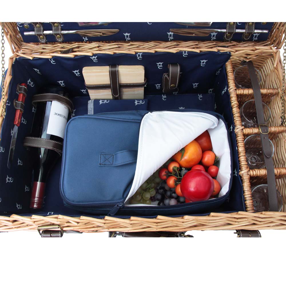 Prestige Picnic Hamper Champs-Elysées blue - 4 person