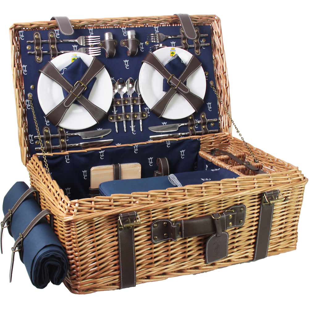 Prestige Picnic Hamper Champs-Elysées blue - 4 person