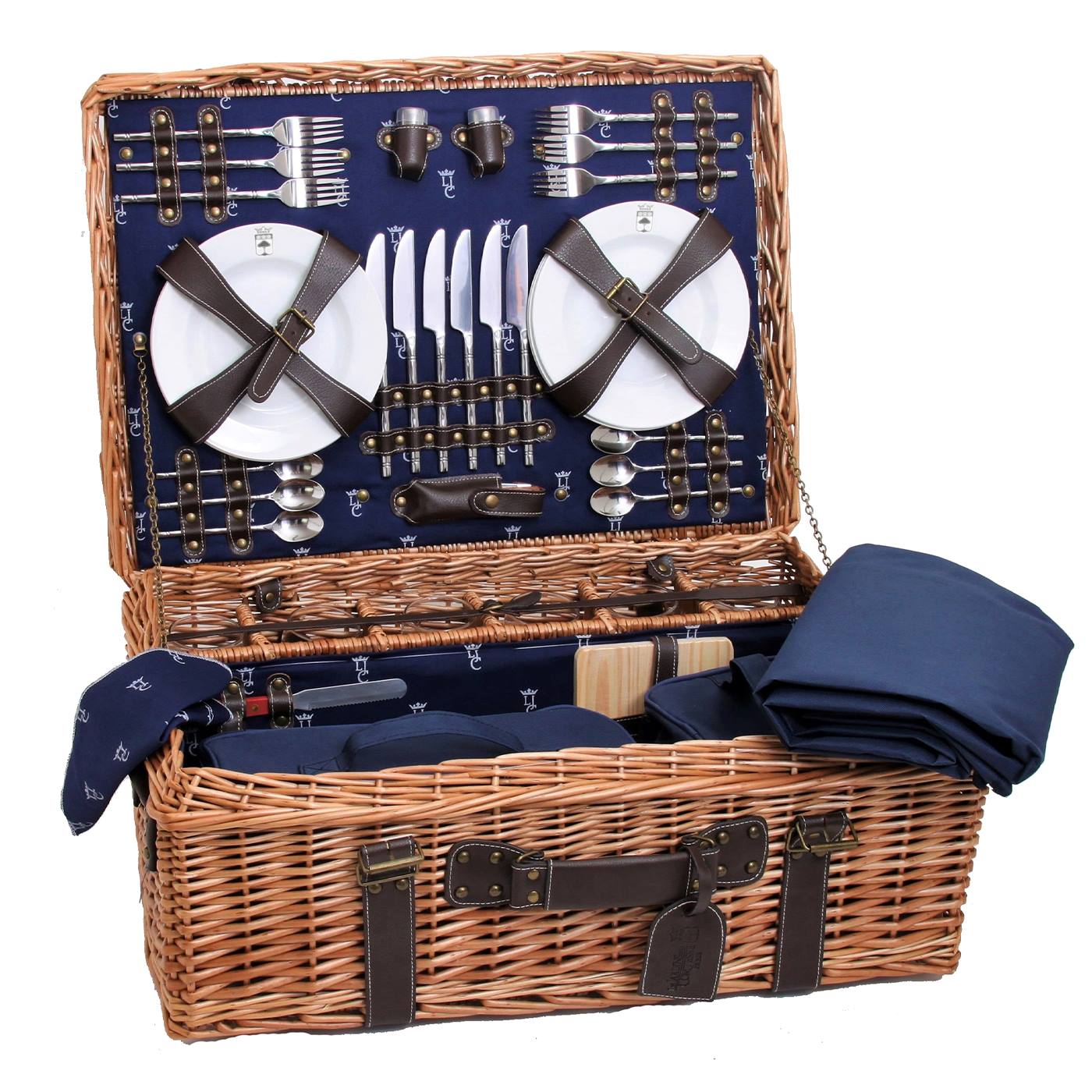 Prestige Picnic Hamper Champs-Elysées blue - 6 person