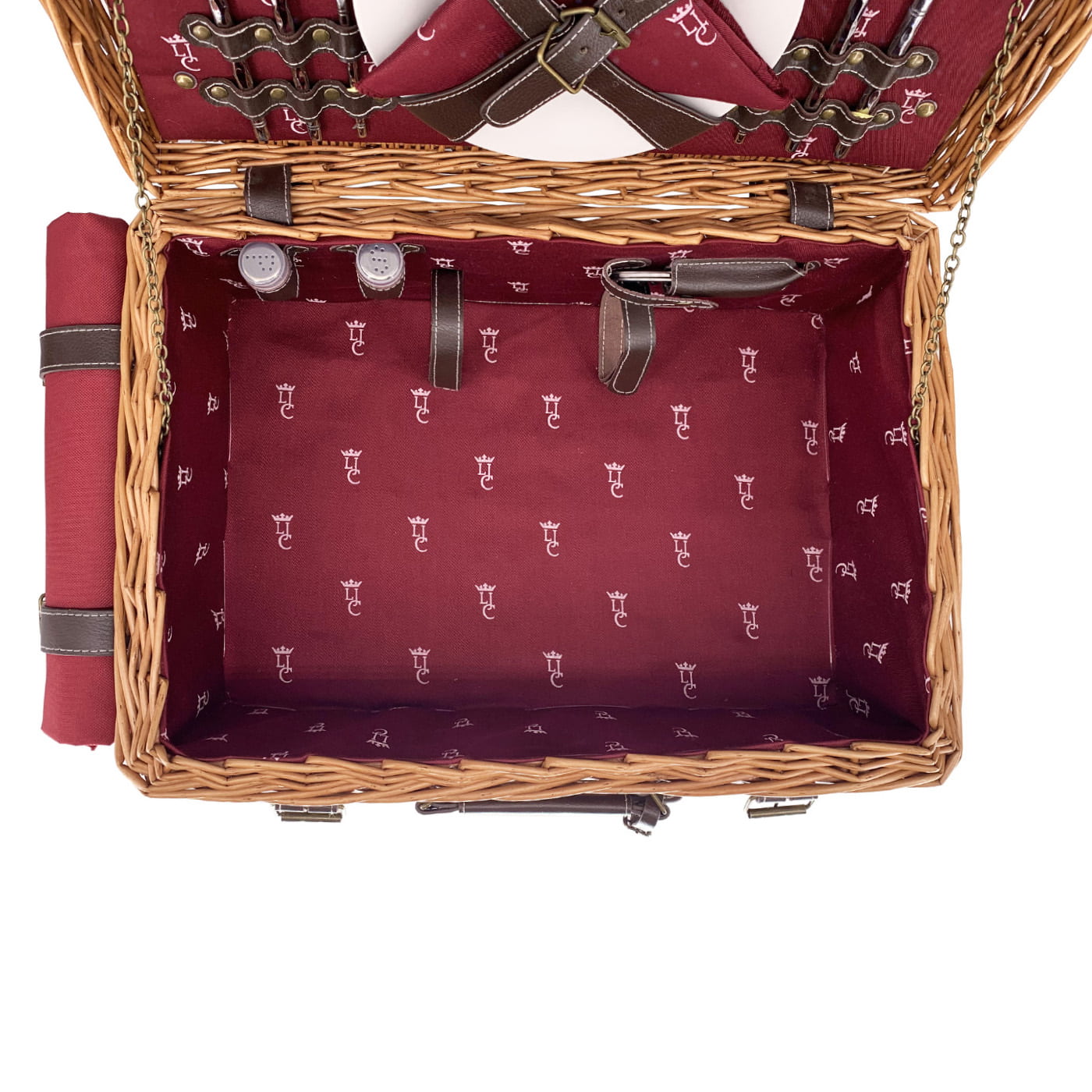 Prestige Picnic Hamper Champs-Elysées burgundy - 2 person