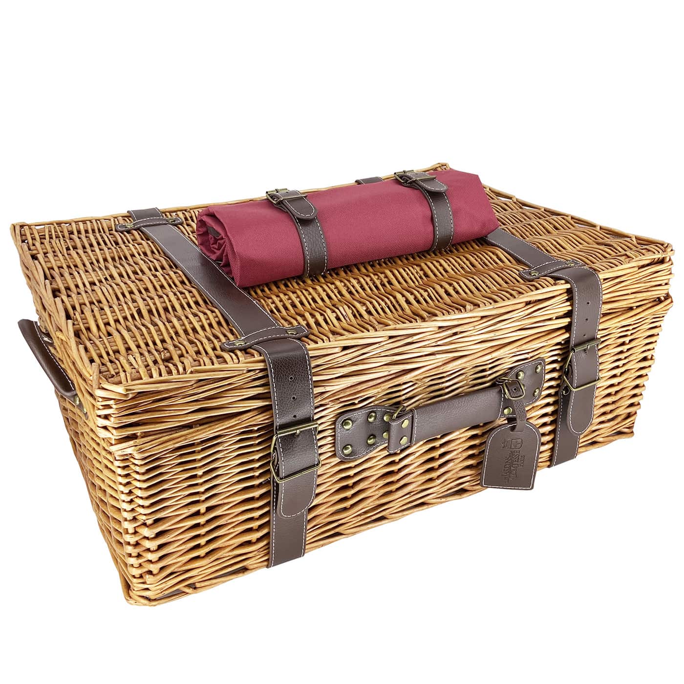 Prestige Picnic Hamper Champs-Elysées burgundy - 6 person