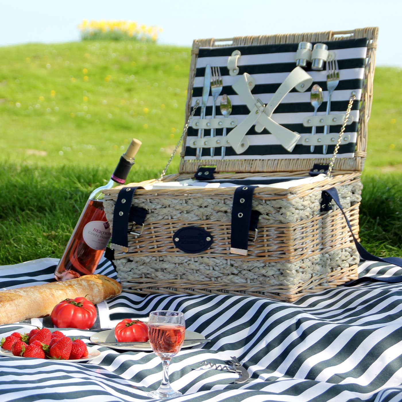 Picnic basket Marine - 6 person