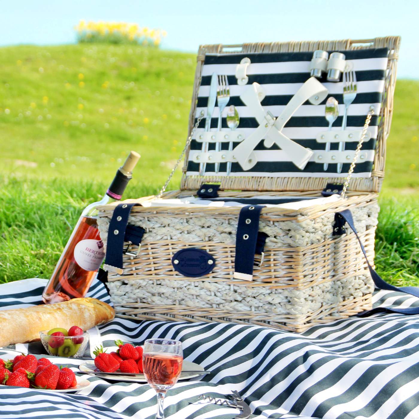 Picnic basket Marine - 6 person