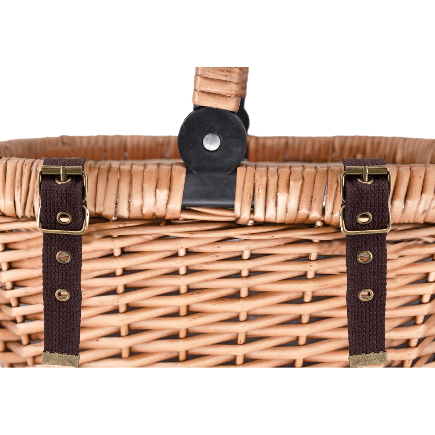 Bicycle Basket "Chantilly" - Red Gingham - For picnics or shopping