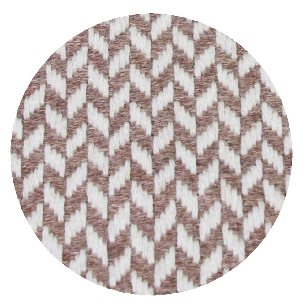 Comfortable throw in cashmere and wool: Chestnut / Brown - 130 x 230 cm