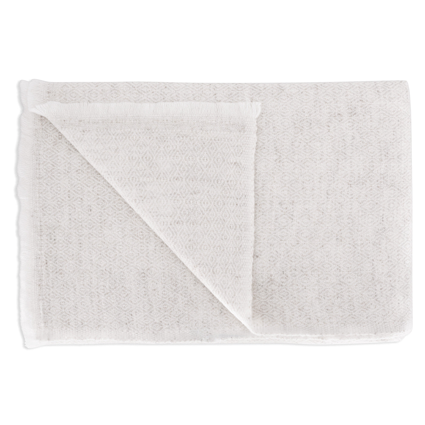 Women's scarf / pashmina in Almond Beige diamond pattern