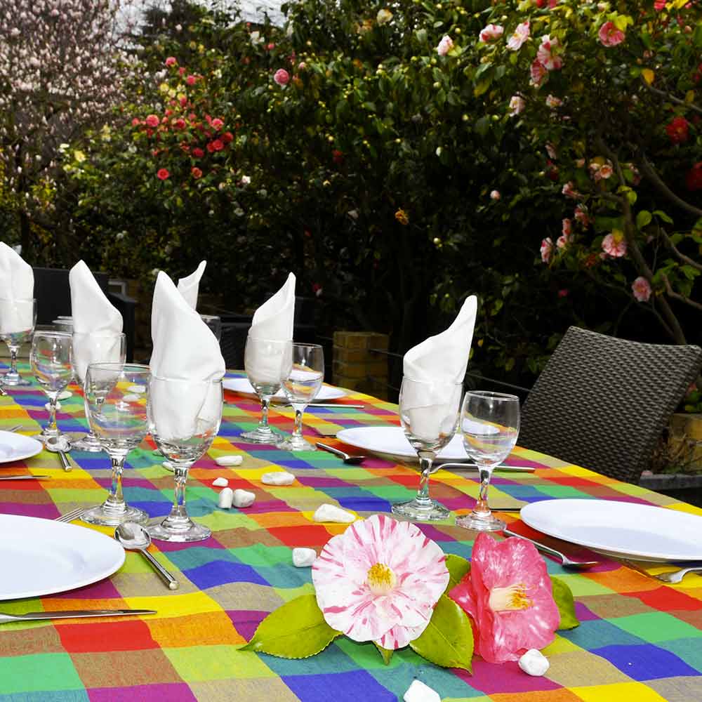 Waterproof picnic blanket multicolor