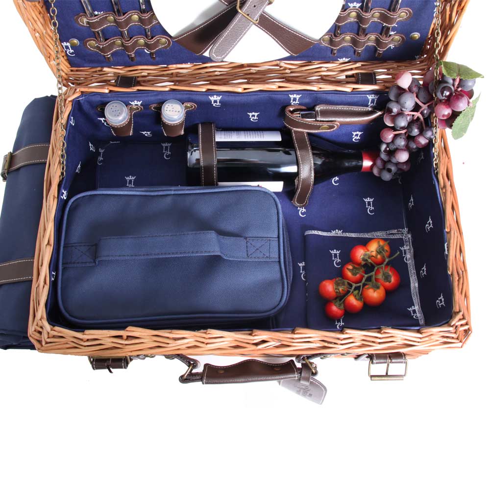 Prestige Picnic Hamper Champs-Elysées blue - 2 person