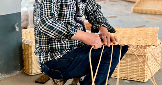 How to make Les Jardins de la Comtesse wicker picnic baskets