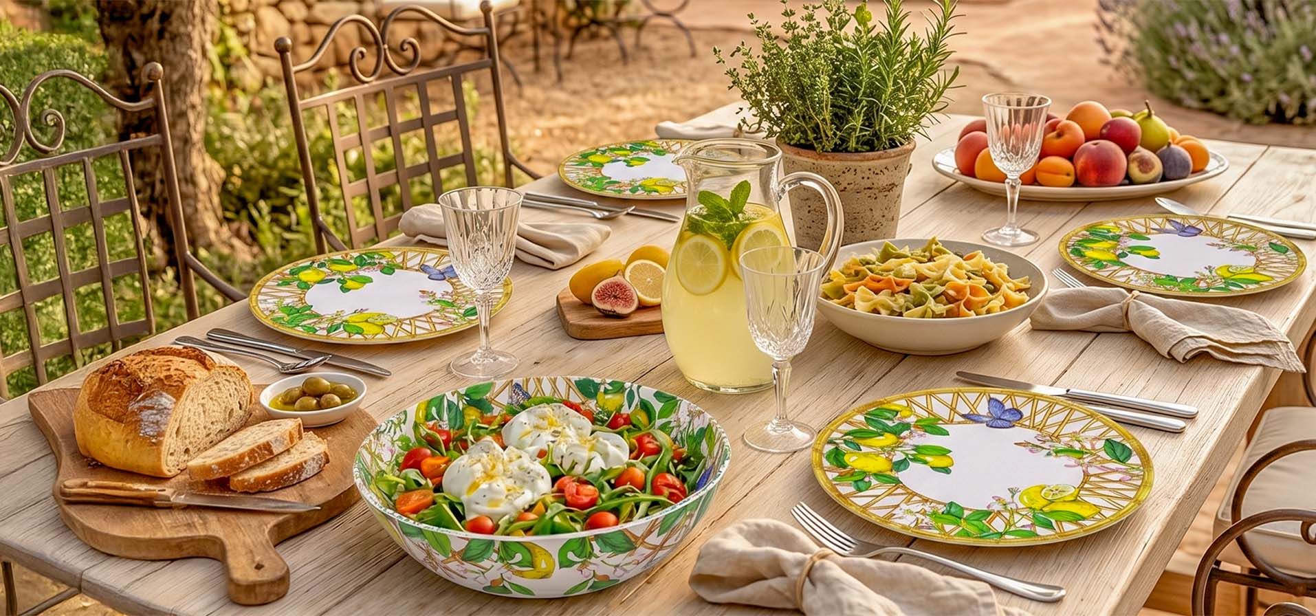 Lunch in the garden
