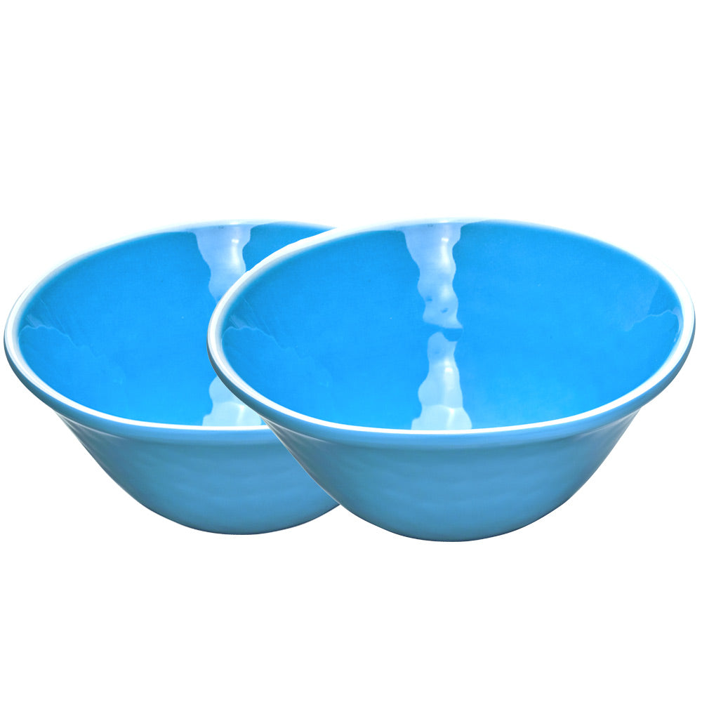 Bowl in melamine - Blue. 2 pieces