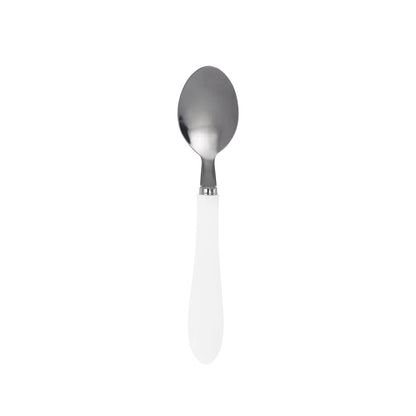 Thick spoon, white melamine handle