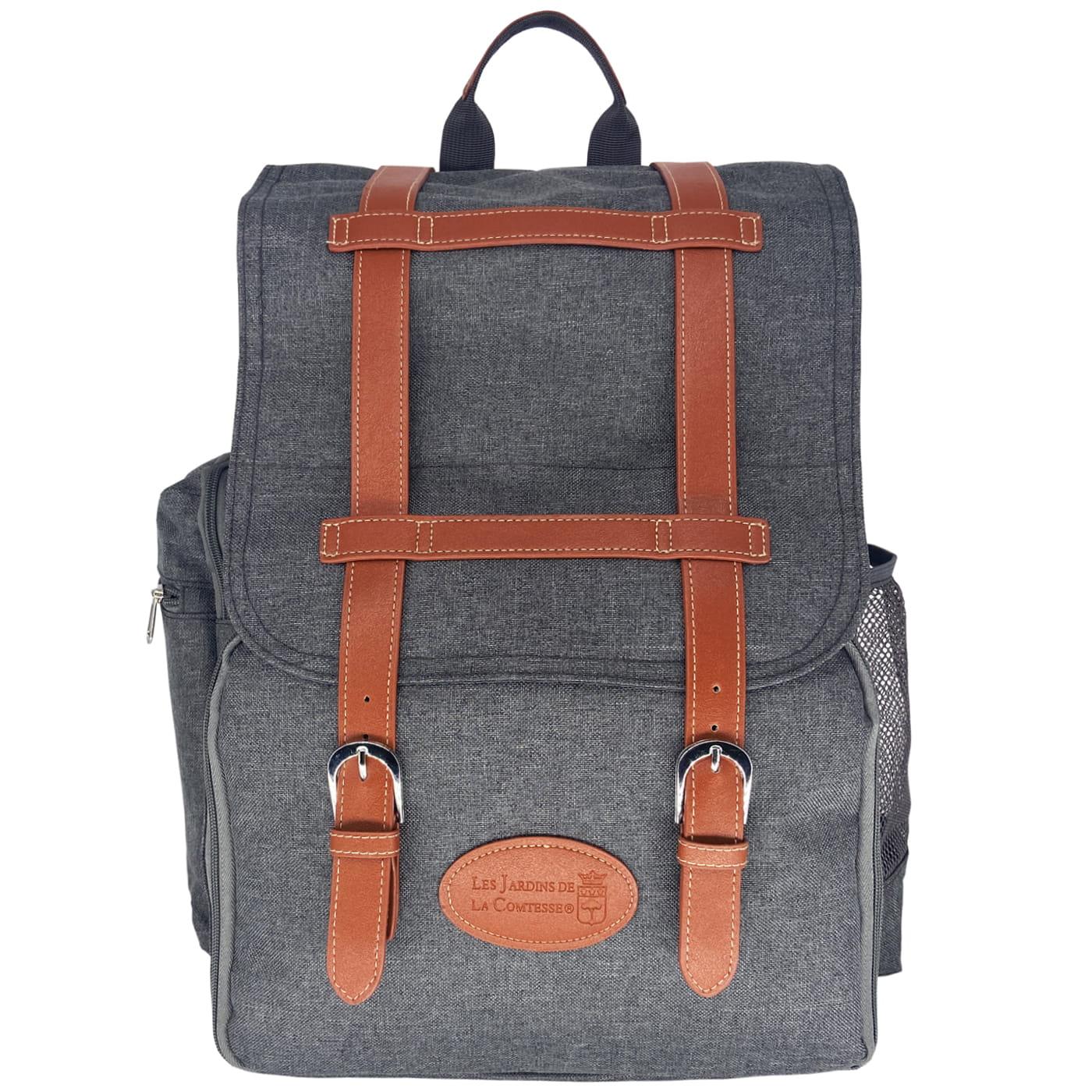 Picnic backpack "Escapade" Grey - 4 persons