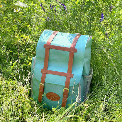 Picnic backpack "Escapade" Green - 4 persons