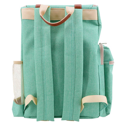 Picnic backpack "Escapade" Green - 4 persons