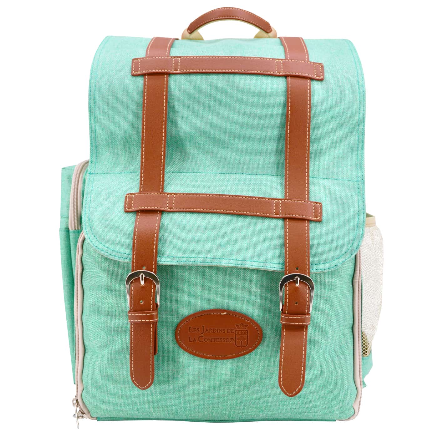 Picnic backpack "Escapade" Green - 4 persons