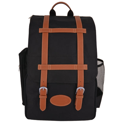 Picnic backpack "Escapade" Black - 4 persons