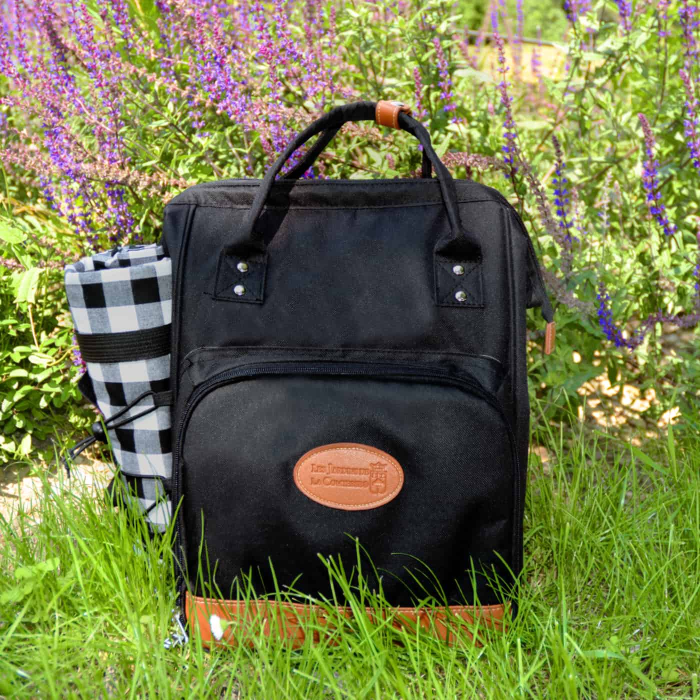 Picnic backpack "Escapade" Black - 2 persons