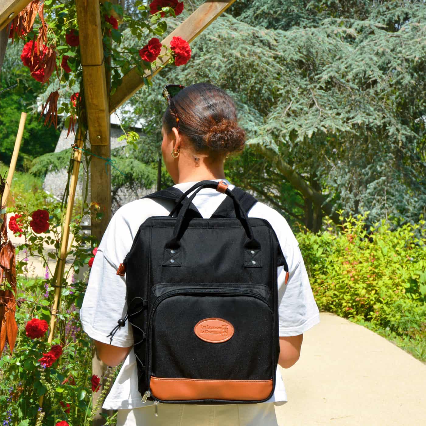 Picnic backpack "Escapade" Black - 2 persons