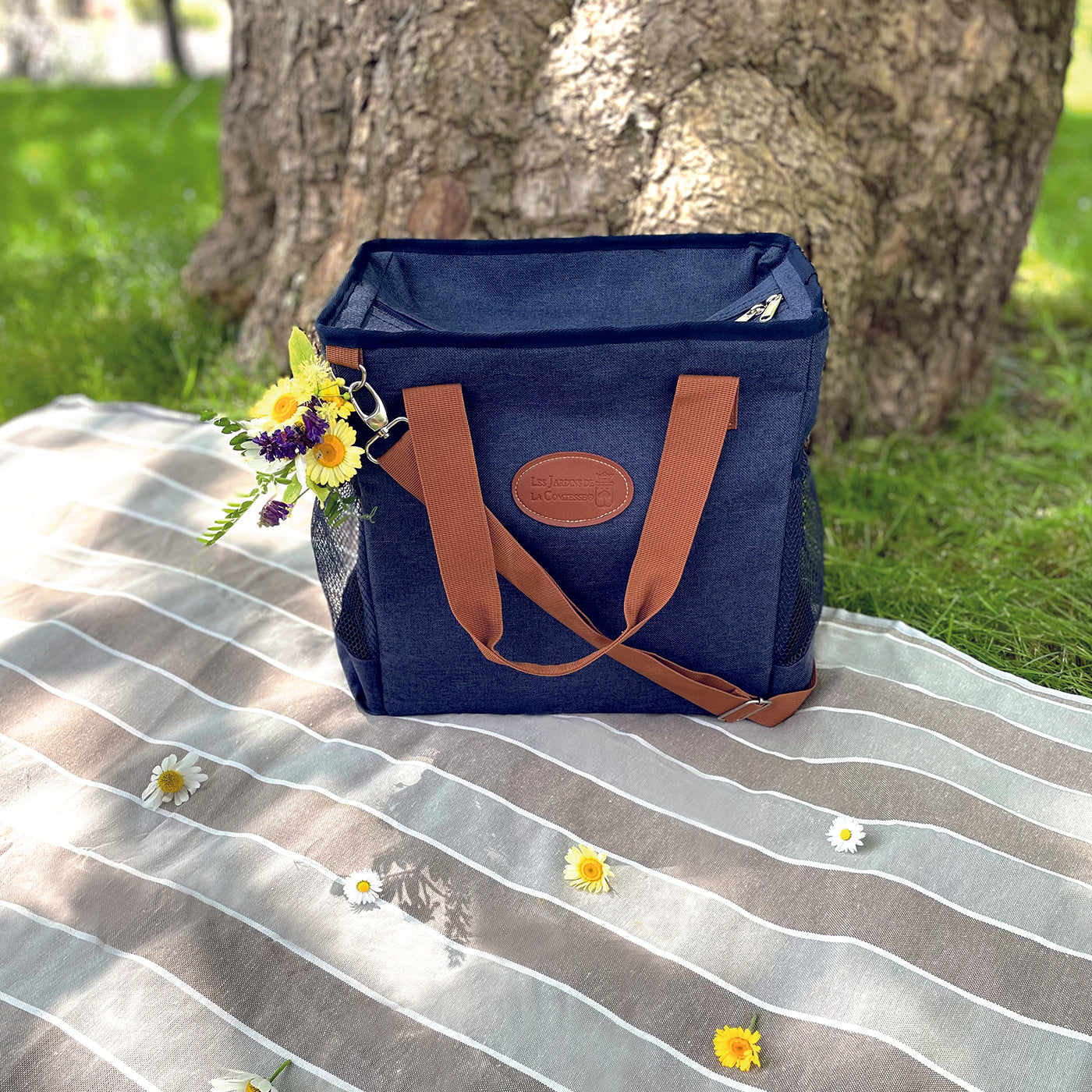 Escapade picnic cooler blue