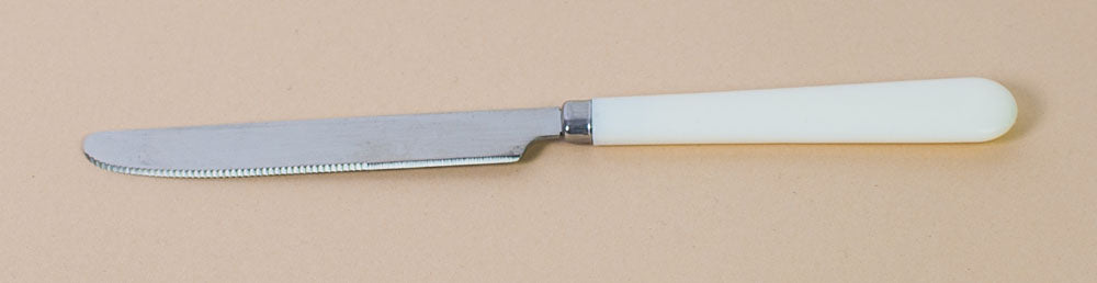 Thin knife - Cream-coloured sleeve