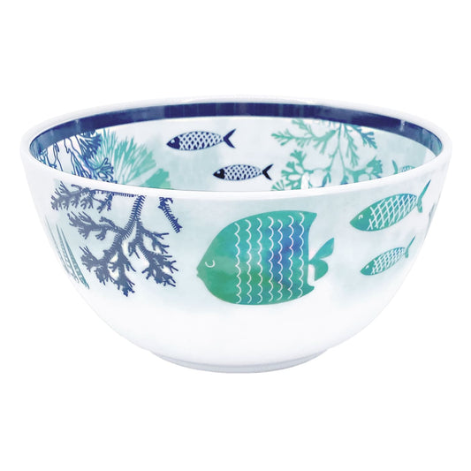 Small bowl in melamine with sea design - Ø 15 cm