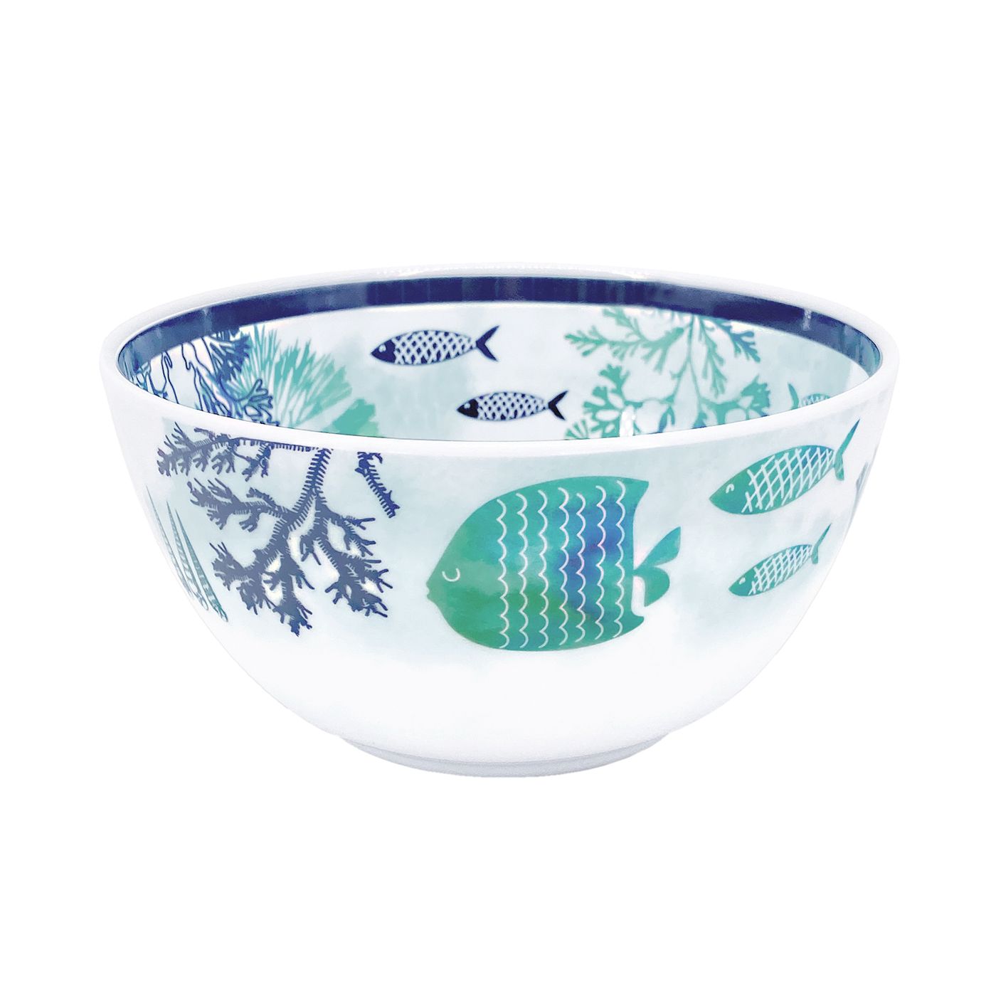 Small bowl in melamine with sea design - Ø 15 cm